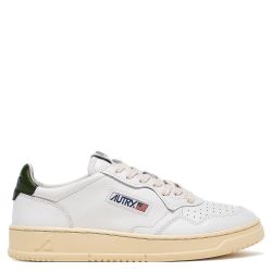 AUTRY MEDALIST LOW MAN LEATHER/LEATHER Sneakers Uomo, White/Mountain