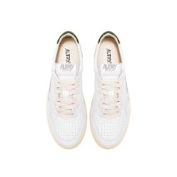 AUTRY MEDALIST LOW MAN LEATHER/LEATHER Sneakers Uomo, White/Mountain