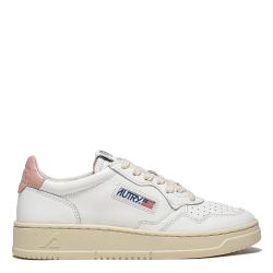 AUTRY MEDALIST LOW W LEATHER/LEATHER White/Pink