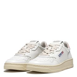 AUTRY MEDALIST LOW W LEATHER/LEATHER White/Pink