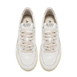 AUTRY MEDALIST LOW W LEATHER/LEATHER White/Pink