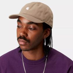 MADISON LOGO CAP Unisex Hat, Leather