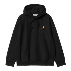 HOODED AMERICAN SCRIPT SWEAT Men's Hoodie, Black