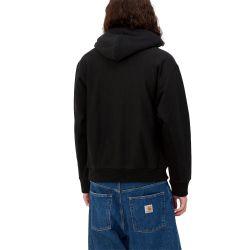 HOODED AMERICAN SCRIPT SWEAT Men's Hoodie, Black