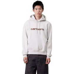 HOODED CARHARTT SWEAT Men's Hooded Sweat, Ash Heather/Rondo