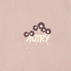 Floral Graphic T-Shirt Women's T-shirt, Powder