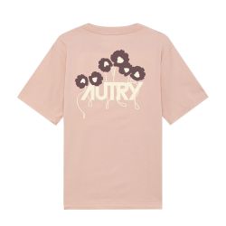 Floral Graphic T-Shirt Women's T-shirt, Powder