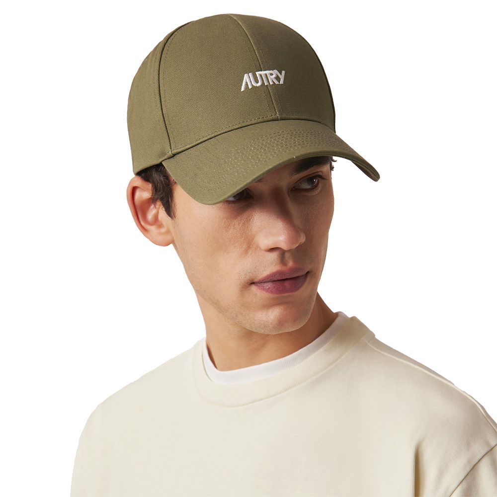 キャップ Autry Hats Beige Autry Unisex Embroidered Contrast Logo Baseball Cap
