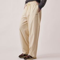 Unisex Nylon Reflex Joggers Unisex Pants, Cream