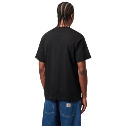 S/S SCRIPT EMBROIDERY T-SHIRT Men's T-shirt, Black