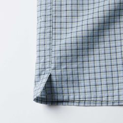 ZIP UP WAVE SHIRT Unisex Shirt, Pacific Plaid