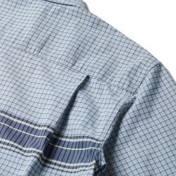 ZIP UP WAVE SHIRT Unisex Shirt, Pacific Plaid