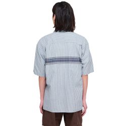 ZIP UP WAVE SHIRT Unisex Shirt, Pacific Plaid