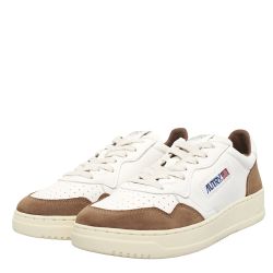 MEDALIST LOW MAN GOAT/SUEDE Sneakers Uomo, White/Tobacco