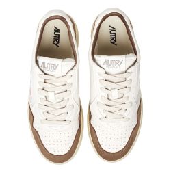 MEDALIST LOW MAN GOAT/SUEDE Sneakers Uomo, White/Tobacco