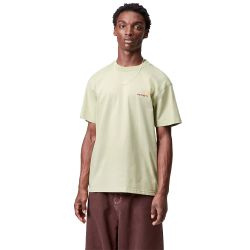 S/S AMERICAN SCRIPT T-SHIRT Men's T-shirt, Pale Olive