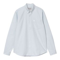 L/S C-LOGO SHIRT Men's Shirt, Blue Fog