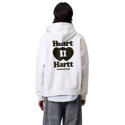 HOODED HEART II HARTT SWEAT JACKET Men's Full Zip Hoodie, Ash Heather