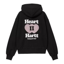 W'HOODED HEART II HARTT JACKET Women's Hooded Jacket, Black
