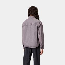 W'GEORGIA SHIRT JACKET Giacca/Camicia Donna, Black/Hortensia