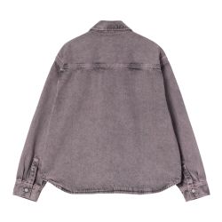 W'GEORGIA SHIRT JACKET Giacca/Camicia Donna, Black/Hortensia