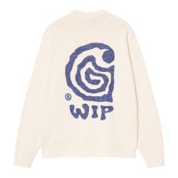 HELIX SWEATER Men's Knitted Sweat, Natural
