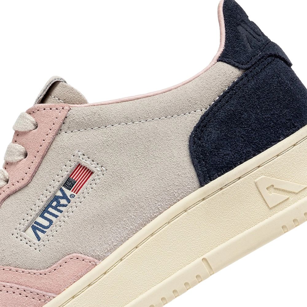 MEDALIST LOW WOMAN TRICOLOR SUEDE Women's Sneakers Donna, Rosemary/Atlantico
