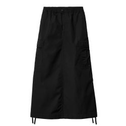 W' CARGO SKIRT LONG Skirt, Black Rinsed