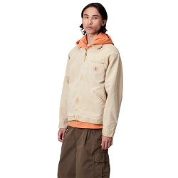 OG DETROIT JACKET Men's Jacket, Dusty H Brown, Chalk wash