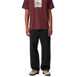 LANDON PANT Men's Jeans, Black Stone Washed