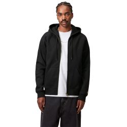 HOODED CHASE SWEAT Full Zip Hoodie, Black