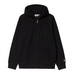 HOODED CHASE SWEAT Full Zip Hoodie, Black