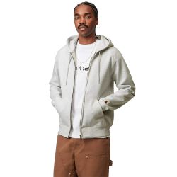 HOODED CHASE JACKET Full Zip Hoodie, Ash Heather