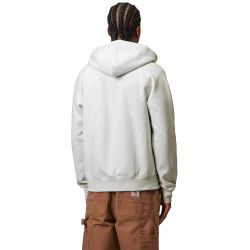 HOODED CHASE JACKET Full Zip Hoodie, Ash Heather