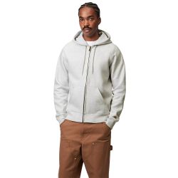 HOODED CHASE JACKET Full Zip Hoodie, Ash Heather