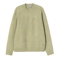CURTIS SWEATER Men's Knitted Sweat, Tangled Brass