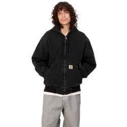 OG ACTIVE JACKET Men's Jacket, Black Stone Washed