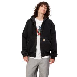 OG ACTIVE JACKET Men's Jacket, Black Stone Washed