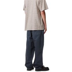 SIMPLE PANT Men's Trousers, Dark Navy Stone Canvas