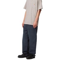 SIMPLE PANT Men's Trousers, Dark Navy Stone Canvas