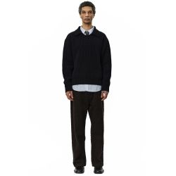 COLLAR SWEATER Men's Knitwear, Black