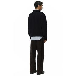 COLLAR SWEATER Men's Knitwear, Black