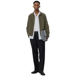 LEISURE ZIP-UP Men's Zip Up Sweat, Faded Taupe Jersey Cord