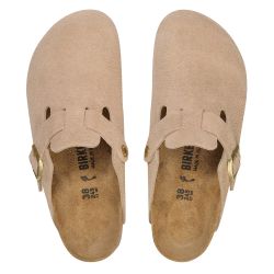 BOSTON SUEDE LEATHER Unisex Clog, Sandcastle