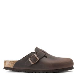 BOSTON OILED LEATHER Unisex Clog, Habana
