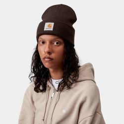 SHORT WATCH HAT Unisex Beanie, Tobacco