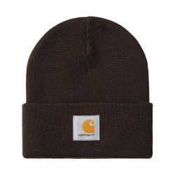 SHORT WATCH HAT Unisex Beanie, Tobacco