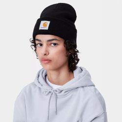 SHORT WATCH HAT Unisex Beanie, Black