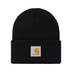 SHORT WATCH HAT Unisex Beanie, Black