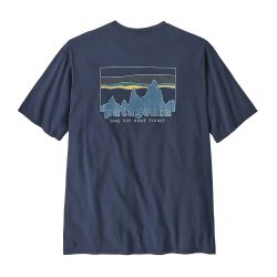 M'S '73 SKYLINE ORGANIC T-SHIRT Men's T-shirt, New Navy